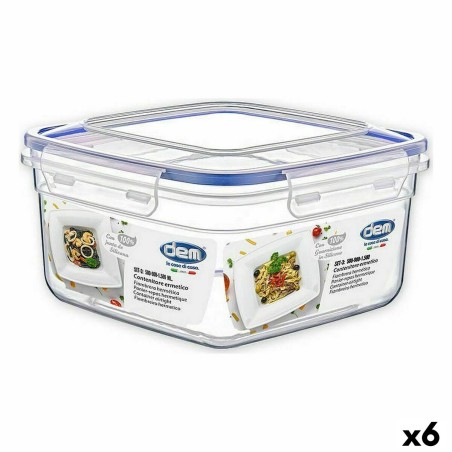 Lunchbox-Set Dem Luftdicht 3 Stücke 500 ml 18 x 18 x 10 cm (6 Stück...