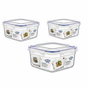 Ensemble de Boîtes à Lunch Dem Hermétique 3 Pièces 500 ml 18 x 18 x...