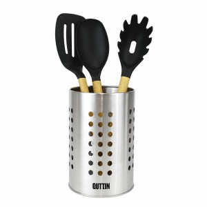 Pot for Kitchen Utensils Quttin 10 x 16,5 cm (12 Units) |  Other ac...