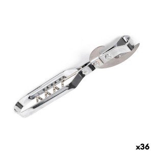 Flaschenöffner mit Korkenzieher 14 x 3,5 cm Korkenzieher Dosenöffne...