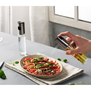 Huilier La Mediterránea Luxe Transparent Argenté verre 100 ml (24 U...