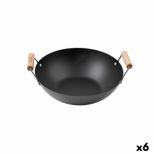 Wok Pfanne Quttin Holz (6 Stück) |  Pfannen und Töpfe   | Chef Up