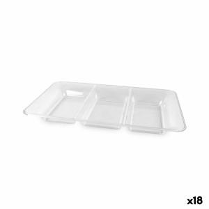 Tablett für Snacks Algon rechteckig 36 x 23 cm (18 Stück) |  Geschi...