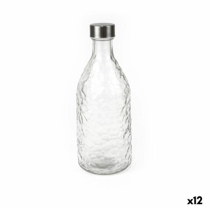 Glas-Flasche La Mediterránea Metall Glas 1 L (12 Stück) |  Gläser u...