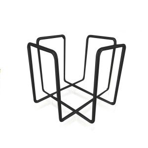 Napkin holder Quttin Black 11,8 x 11,8 x 9,5 cm (24 Units) |  Other...