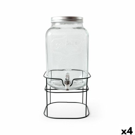 Drinks dispenser La Mediterránea Rustik Metal Glass 8 L 22 x 22 x 3...