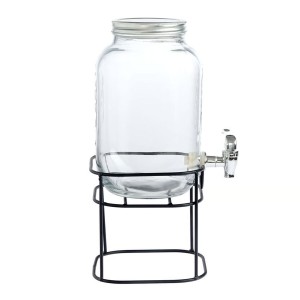 Drinks dispenser La Mediterránea Rustik Metal Glass 8 L 22 x 22 x 3...