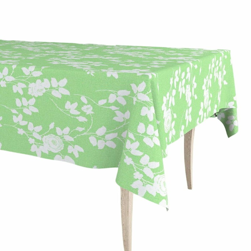 Tablecloth roll Exma Oilcloth Light Green Botanical plants 140 cm x...