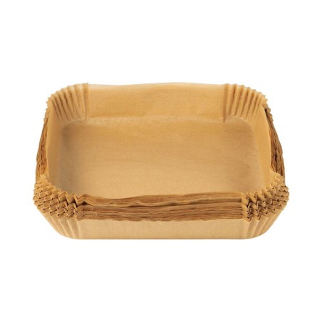 Papier für Heißluftfritteuse Masterpro bgmp-7605 20 x 20 x 4,5 cm (...