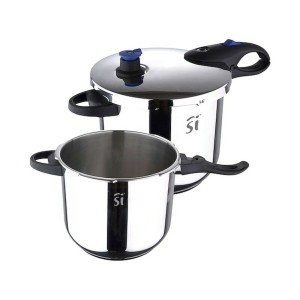 Ensemble de Marmites Express San Ignacio Acier inoxydable 4 L 5,5 L...