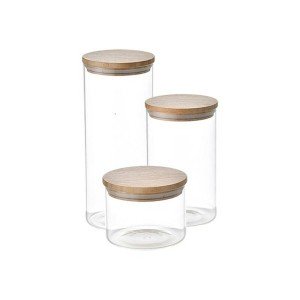 Set mit 3 Kanistern San Ignacio Durchsichtig Kristall |  Brotdosen,...