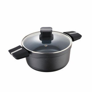 Casserole with lid San Ignacio Bistro SG6425 Matte back Ø 20 x 10 c...