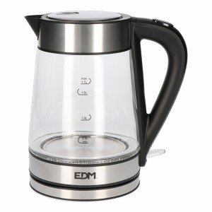 Bouilloire Électrique avec Voyant LED EDM 07657 Verre 1850-2200 W 1...