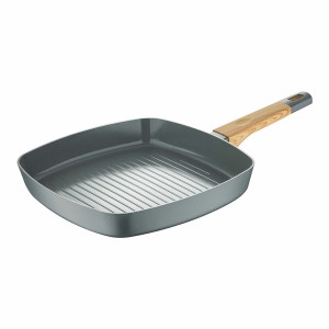 Poêle à Grilller San Ignacio Earth Grey SG-6754 Gris Aluminium 28 x...
