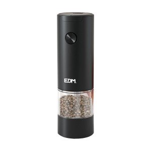 Electric Grinder EDM 07772 Black Transparent 70 ml Ø 5,5 x 17,6 cm ...