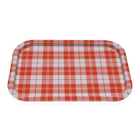 Tray Versa Vichy Orange 23 X 1,5 X 34 CM |  Plates, platters and tr...