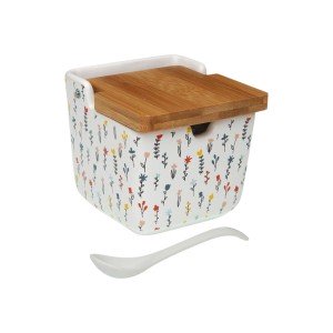 Zuckerdose Versa Blume aus Keramik 8,8 x 8,5 x 8,8 cm |  Weiteres Z...