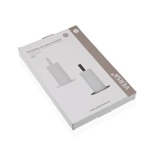 Kitchen Paper holder Versa Black Stainless steel Steel Iron Rubber ...