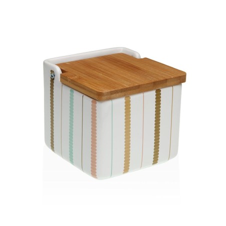 Salt Shaker with Lid Versa Flint Ceramic 12,2 x 11,5 x 12,2 cm |  S...