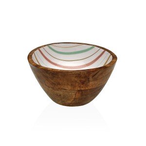 Bol Versa Flint Bois de manguier 13 x 7 x 13 cm |  Assiettes, plats...