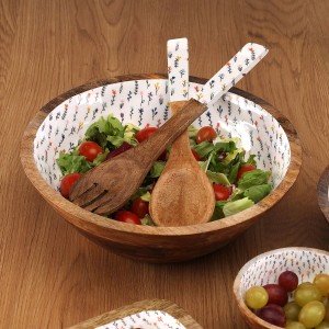 Küchenutensilien Set Versa Blume Mango-Holz 6 x 1 x 30 cm |  Weiter...
