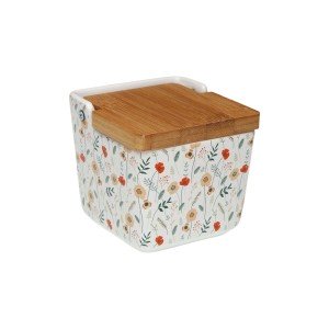 Salt Shaker with Lid Versa Verdi Ceramic 8,8 x 8,5 x 8,8 cm |  Spic...