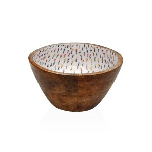 Schale Versa Blume Mango-Holz 13 x 7 x 13 cm |  Geschirr, Tabletts ...