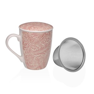 Filtertasse für Teeaufgüsse Versa Rosa |  Tassen und Thermoskannen ...