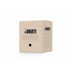 Italian Coffee Pot Bialetti MOKA EXCLUSIVE Black Aluminium 3 Cups