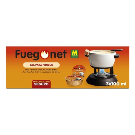 Ignition Fluid Massó 3 x 100 ml Gel Fondue |  Barbecues and Accesso...