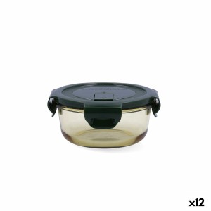 Boîte à lunch hermétique Bidasoa Infinity Ronde 390 ml Jaune verre ...