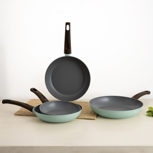 Poêle Quid Ozon Vert Métal Aluminium forgé Ø 24 cm |  Poêles et cas...