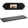 Snack tray Kinvara SJ5015 SJ5015 Black 50 x 0,5 x 15 cm |  Plates, ...