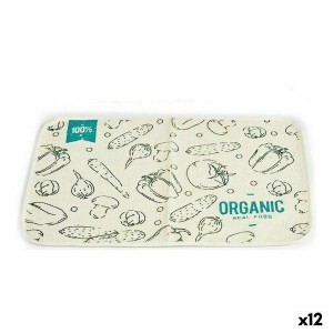 Platzset Kinvara 9999 9999 Weiß grün 33 x 0,3 x 48 cm (12 Stück) | ...