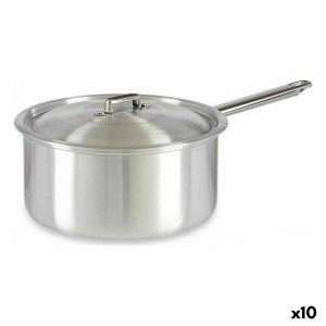 Topf mit Deckel Kinvara 100023 100023 Silberfarben Aluminium Ø 24 c...
