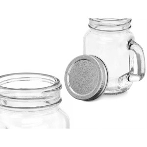 Topf Vivalto 01-0906 01-0906 Durchsichtig Silberfarben 120 ml (6 St...