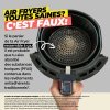 Heißluftfritteuse Bourgini 184172 Schwarz 8 L |  Fritteusen   | Che...