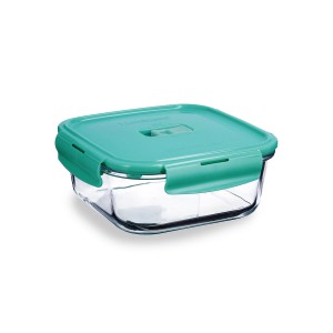 Hermetic Lunch Box Luminarc Turquesa Turquoise Glass 1,22 L (6 Unit...