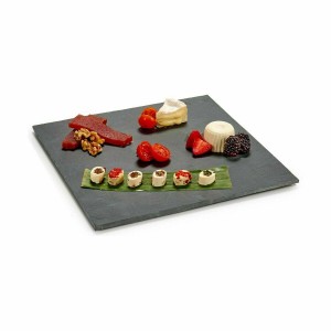 Plateau apéritif Kinvara 551563 551563 Noir 30 x 0,5 x 30 cm (12 Un...