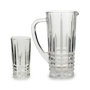 Jug and glasses set Vivalto 41053 Transparent Glass 250 ml |  Glass...