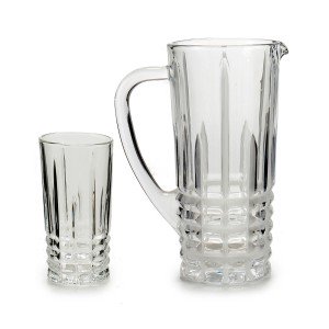 Jug and glasses set Vivalto 41053 Transparent Glass 250 ml |  Glass...
