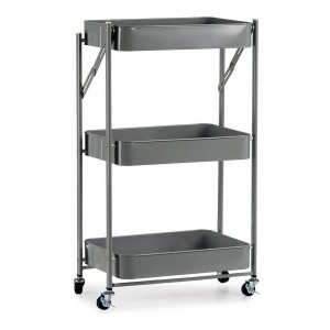Gemüsewagen Kinvara B1148I-TJ Grau Stahl Kunststoff 29,5 x 78,5 x 4...