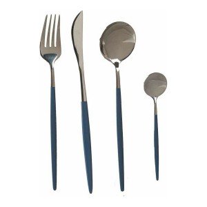Besteck-Set Kinvara BST-CT022 BST-CT022 Grau Silberfarben Edelstahl...