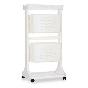 Gemüsewagen Kinvara TP-747-1 Weiß Polypropylen Kunststoff 33 x 83,5...
