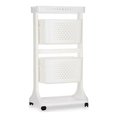 Gemüsewagen Kinvara TP-747-1 Weiß Polypropylen Kunststoff 33 x 83,5...