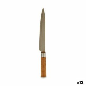 Küchenmesser Kinvara 43891 Braun Silberfarben Bambus Edelstahl 3 x ...