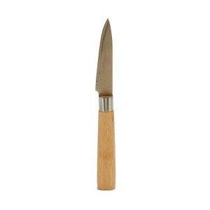 Schälmesser Kinvara KT116042E KT116042E Braun Silberfarben Bambus E...