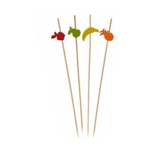 Barbecue Skewer Set Kinvara 47527 47527 Bamboo Skewer Decorated (24...