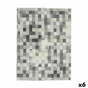 Nappe antitache Kinvara CUADROS-G CUADROS-G Gris toile Antitaches C...