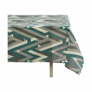 Fleckenabweisende Tischdecke Kinvara ZIGI-21469-VERDE grün Grau Abd...